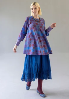 Vävd tunika "Germain" i ekologisk bomull - björnbär