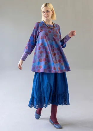 Vävd tunika "Germain" i ekologisk bomull - björnb är