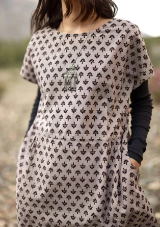 Vävd klänning ”Thistle” i ekologisk bomull - kashish