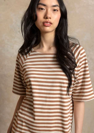 Basrands T-shirt i ekologisk bomull - ekollon/fjäder