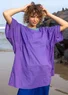 Vävd tunika "Reflexions" i ekologisk bomull (ametist M)