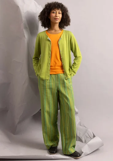 Kofta "Ina" i ekologisk bomull/lyocell - kiwi