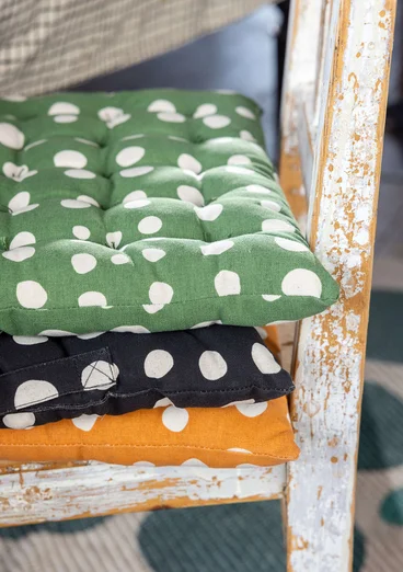 Sittdyna "Mary" i ekologisk bomull - koriander