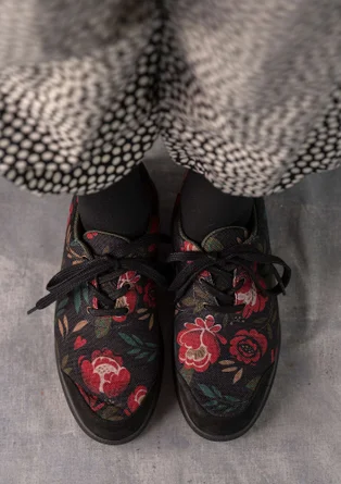 Sneaker "Olga" i återvunnen polyester - svart