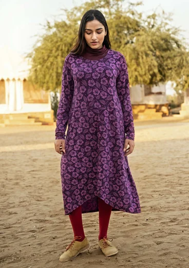 Trikåklänning "Hibiscus" i lyocell/elastan - allium