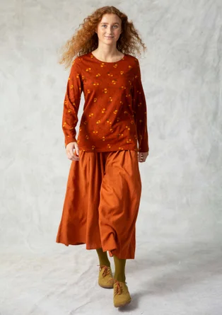 Top " Amandine" i ekologisk bomull/modal - rost