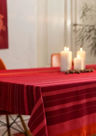 Duk "Alaska Sky" i ekologisk bomull - poppy