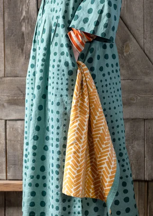 Kökshandduk "Play" i ekologisk bomull - klementin