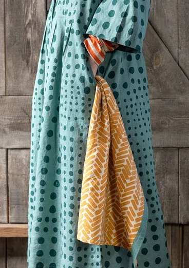 Kökshandduk "Play" i ekologisk bomull - klementin