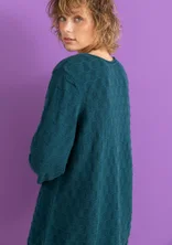 Bästiströja ”Celia” i återvunnen bomull - mörk jaspis