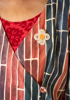 Brosch "Flower" i silver -