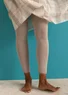 Randiga leggings i återvunnen polyamid (kashish/oblekt L)
