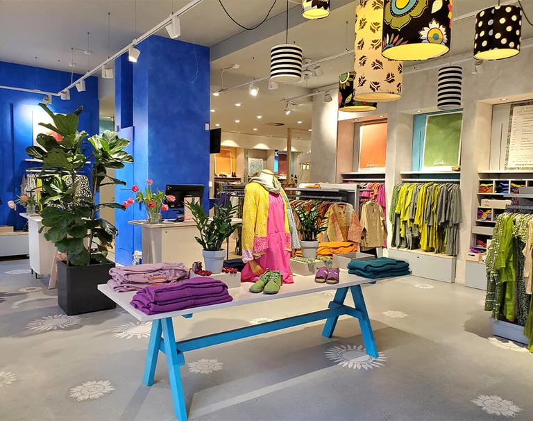 Gudrun Sjödéns butik på Adolphsbrücke i Hamburg.  