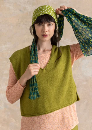 Sjal ”Sally” i ekologisk bomull - buteljgr ön