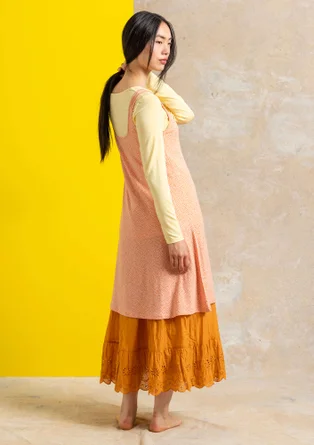 Slipklänning ”Bianca” i lyocell/elastan - ljus puderrosa/mönstrad