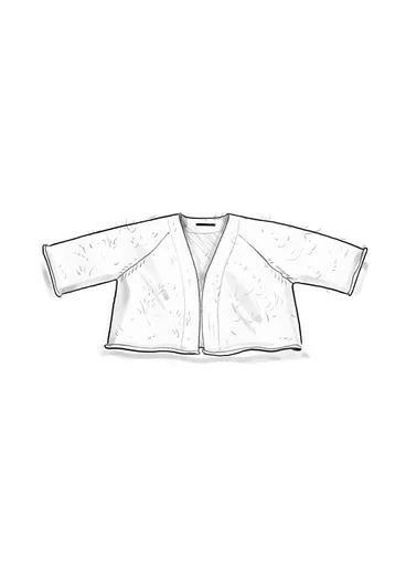 Kofta "Sora" i alpackamix - indigoblå/melange