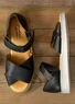 Sandal i nappa (svart 36)