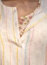 Blus "Shima" i lin (halvblekt M)