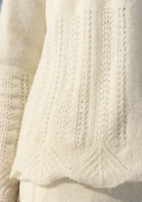 Tröja "Forgetmenot" i alpackamix - oblekt