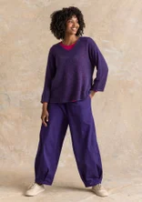 Tröja i alpackamix - natthimmel/melange