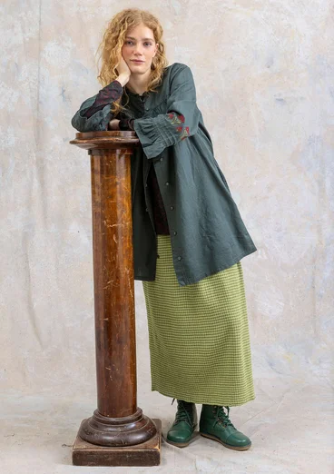 Vävd tunika "Kiruna" i ekologisk bomull/lin - agave