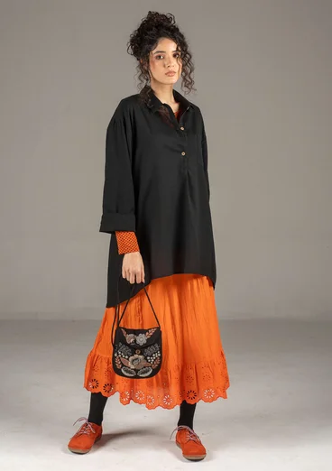 Vävd underkjol i ekologisk bomull - nypon