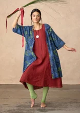Kimono "Ayaka" i ekologisk bomull - indigoblå