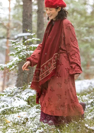 Trikåklänning "Rönnbär" i ekologisk bomull/modal - gnejs