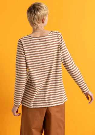 Basrandstop i ekologisk bomull - ekollon/fjäder