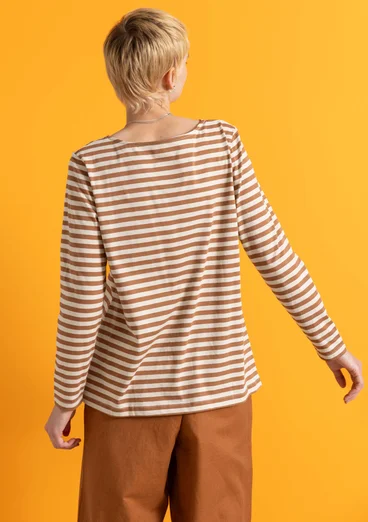 Basrandstop i ekologisk bomull - ekollon/fjäder