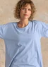 Trikåtunika ”Himla” i ekologisk bomull (blå dimma XXL)