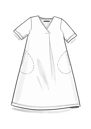 Trikåklänning ” Ophelia” i ekologisk bomull/modal - svart