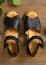 Sandal i nappa (svart 36)