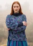 Top "Hana" i ekologisk bomull/modal (ljus indigo M)