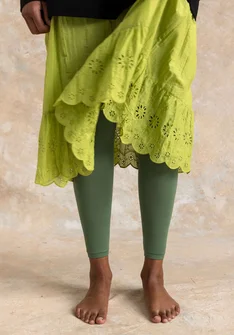 Vävd underkjol i ekologisk bomull - kiwi