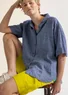 Vävda shorts  "Seraj" i lin (limegrön XL)