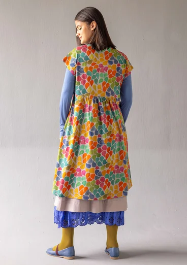 Trikåklänning "Cherie" i ekologisk bomull - duvgrå