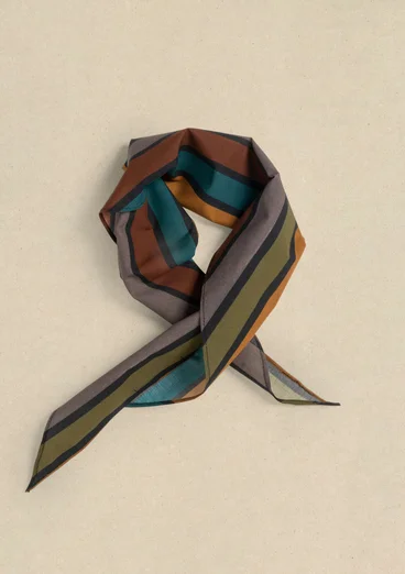 Sjal "Akira" i ekologisk bomull - svart