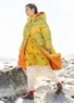 Dunkappa "Bhumika" återvunnen polyester/dun (ananas XS)