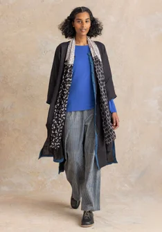 Sjal ”Sally” i ekologisk bomull - svart