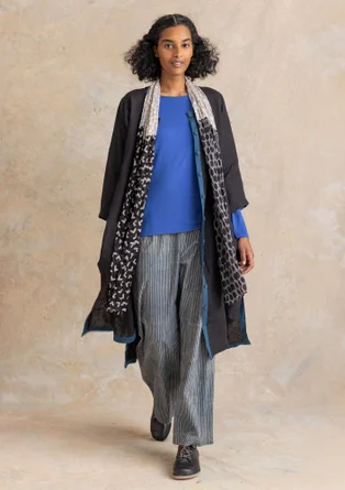 Sjal ”Sally” i ekologisk bomull - svart