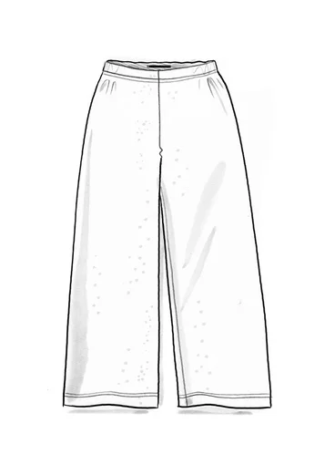 Velourbyxa "Cornus" i ekologisk bomull/återvunnen polyester - agatröd