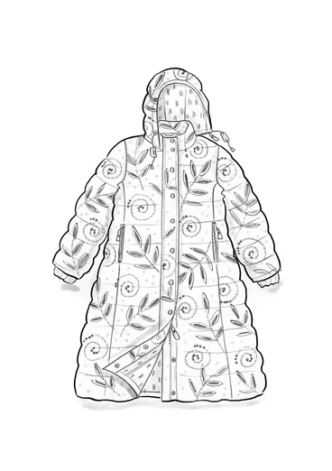 Dunkappa "Bhumika" återvunnen polyester/dun - ananas