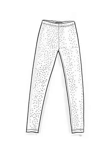 Trikåleggings ”Bianca” i lyocell/elastan - mörk smaragd