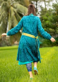 Mönstrat bälte "Cross" i eklogiskt bomull - ljus kryddgrön