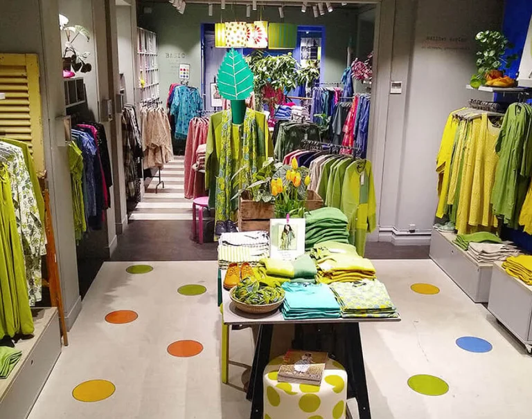 Gudrun Sjödéns butik på Södra Larmgatan i Göteborg.