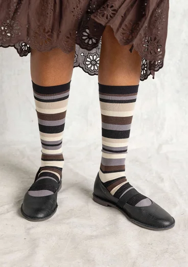 Ballerinasko i nappa - svart