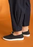 Sko i nubuck (svart 36)
