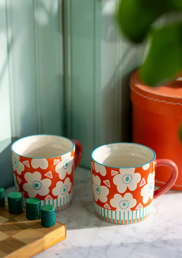 Mugg "Soni" i keramik - chili