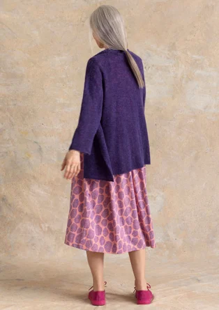 Omlottkofta i alpackamix - natthimmel/melange